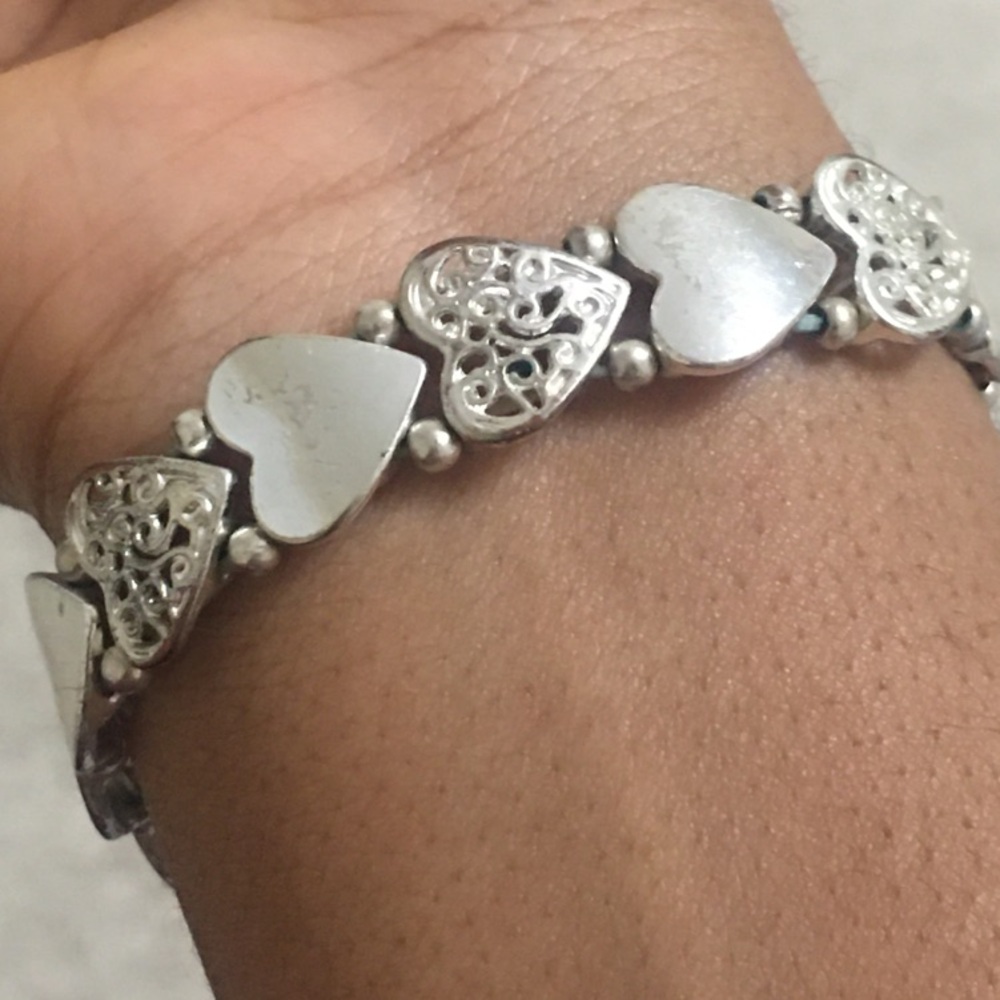 🤍Silver Heart Bracelet🤍